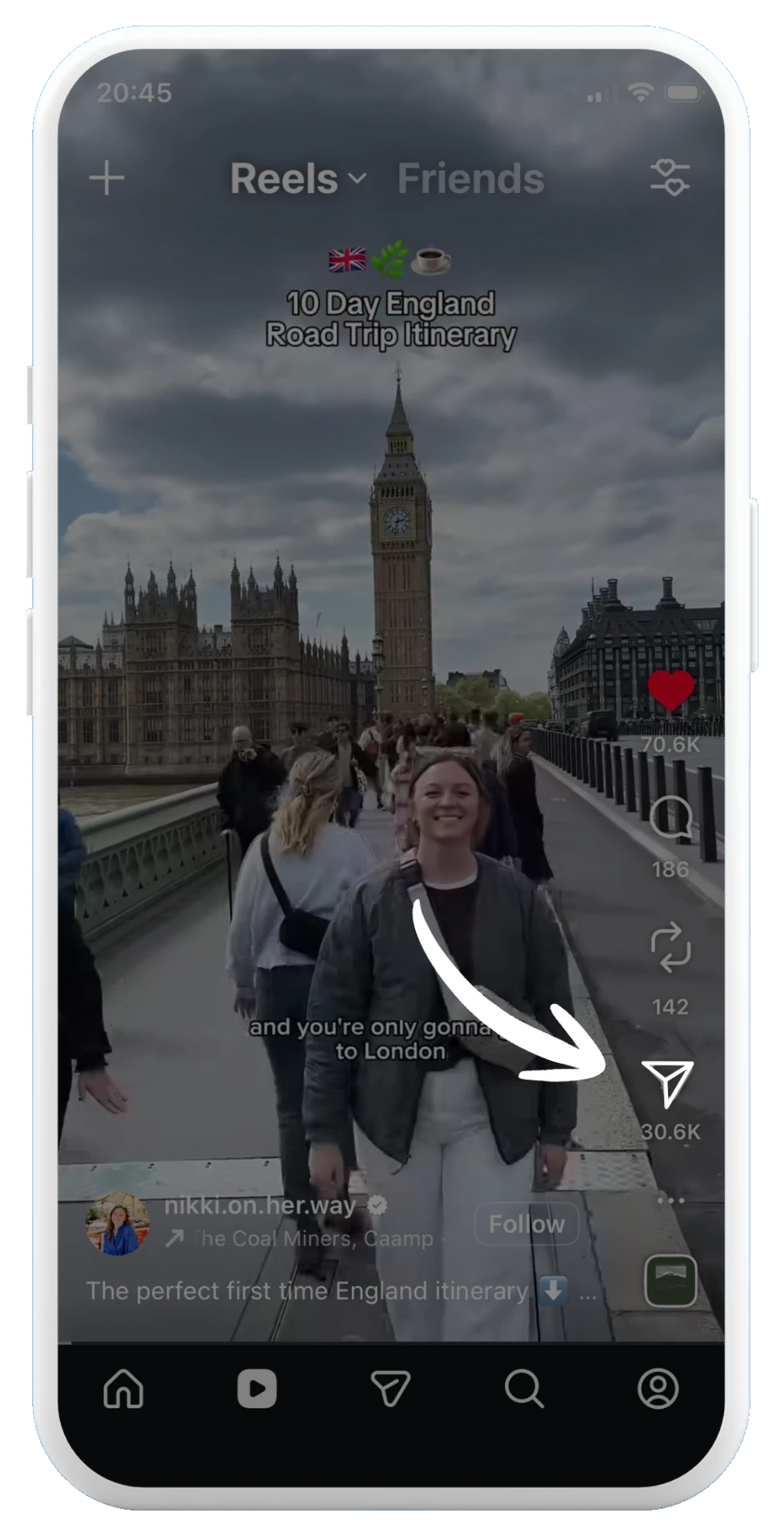 Scan Posts & Create Trips: Share Post to Meily
