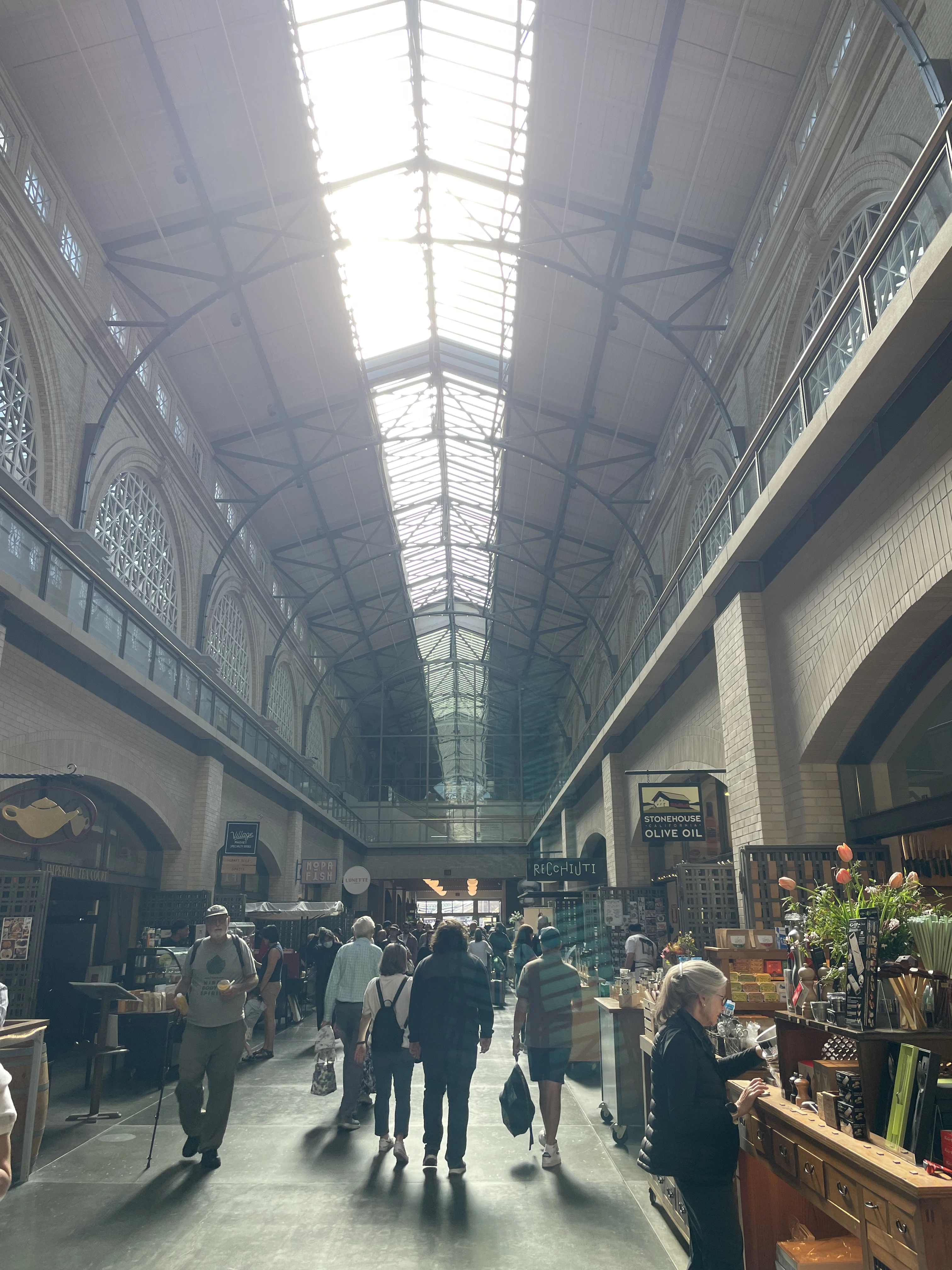 Ferry Building view from inside