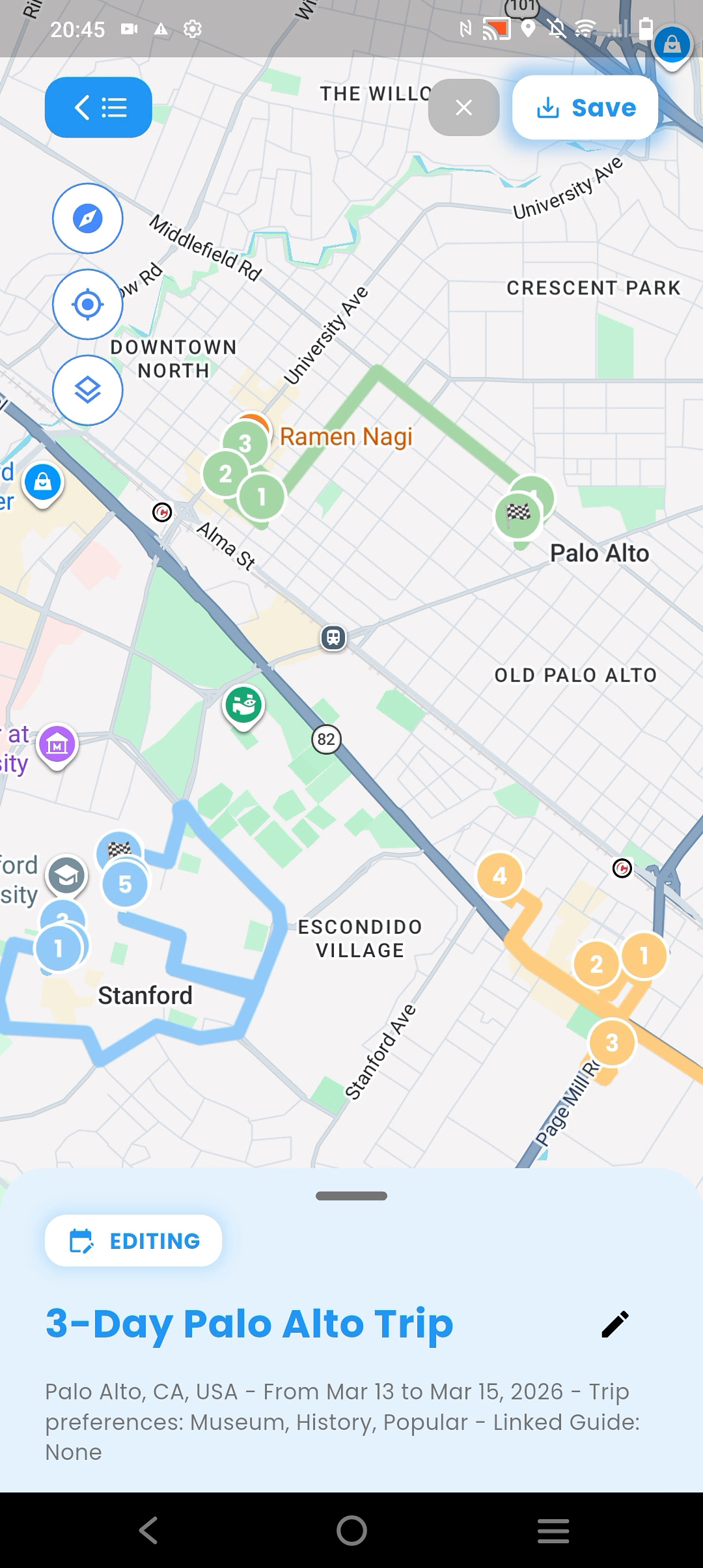 Initial ambitious Palo Alto plan - full map