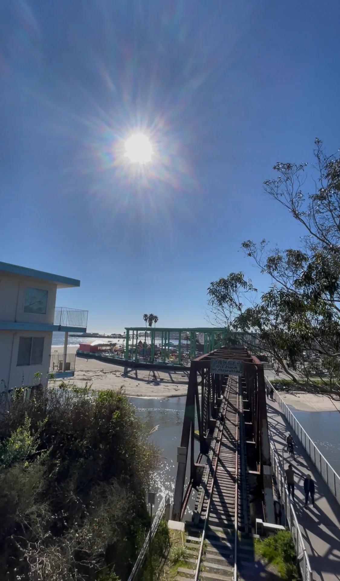 Santa Cruz Beach Boardwalk Old Bridge