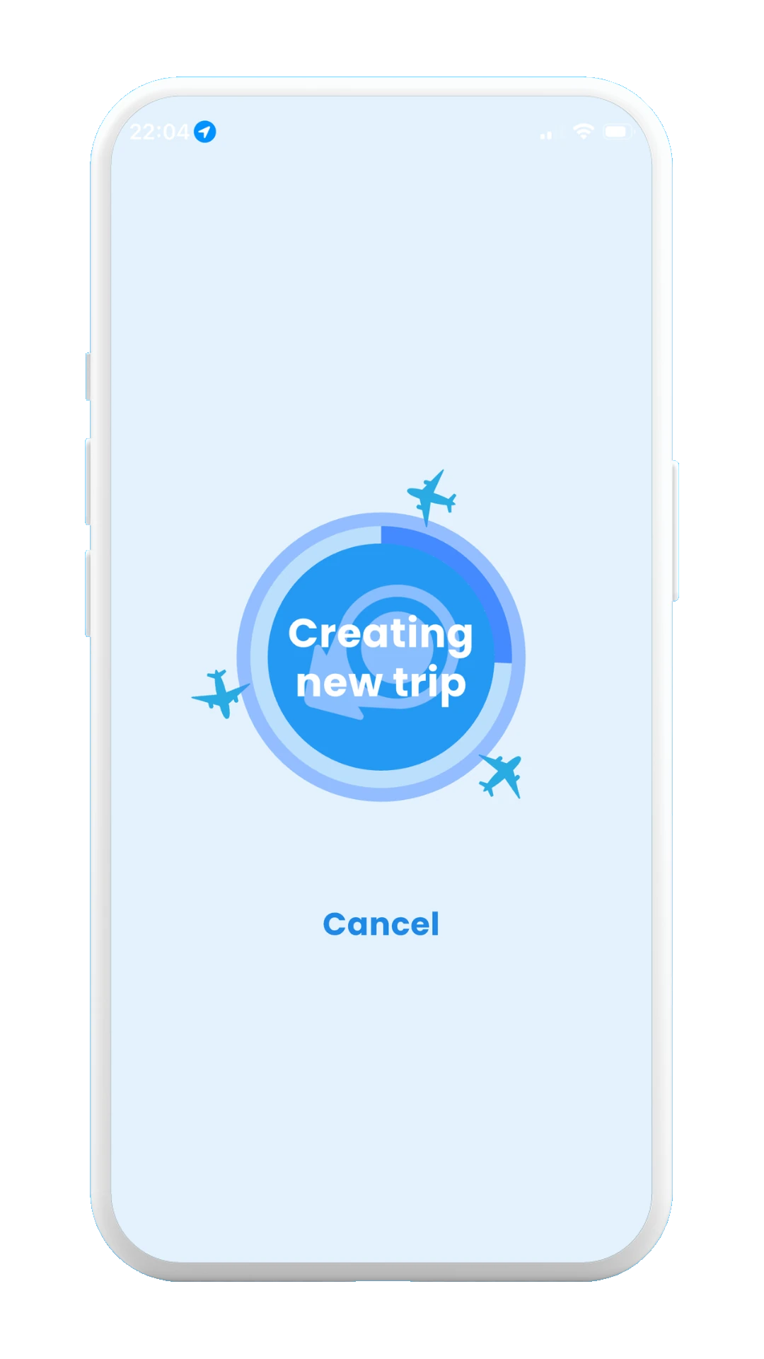 Meily Trips: Create New Trip with AI: Loading