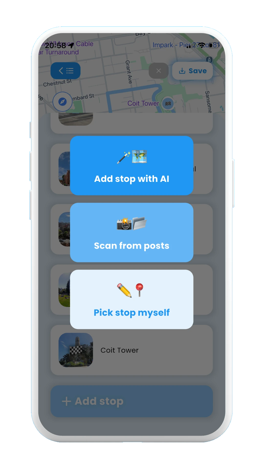 Meily Trips: Add a New Stop to your Trip Itinerary: Options