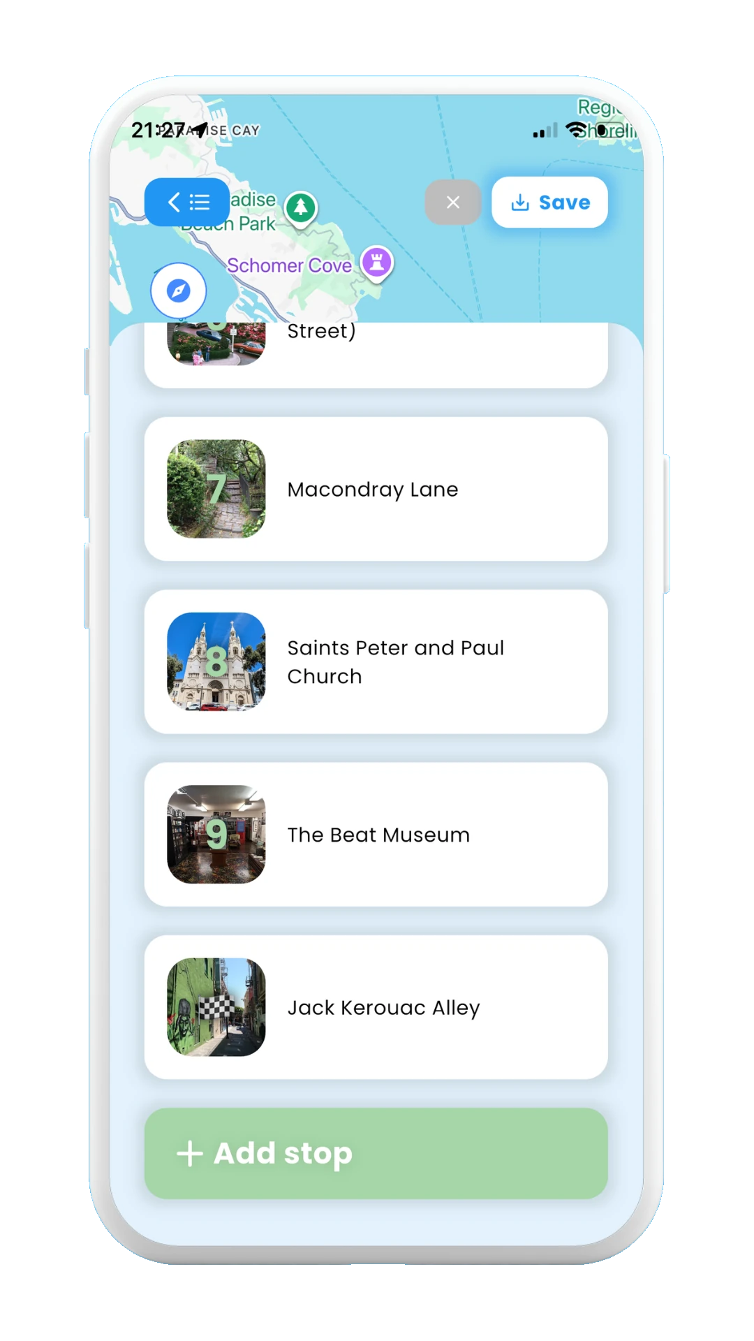 Meily Trips: How to Add a new stop from post: New stops