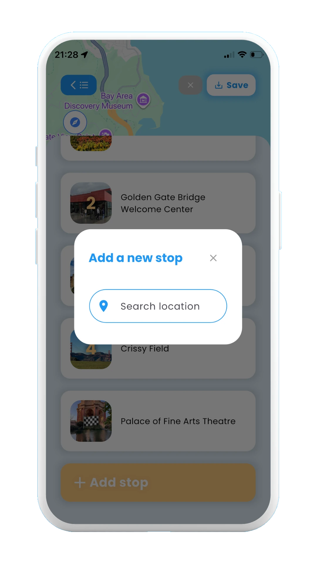 Meily Trips: How to Add a new stop from post: Choose post